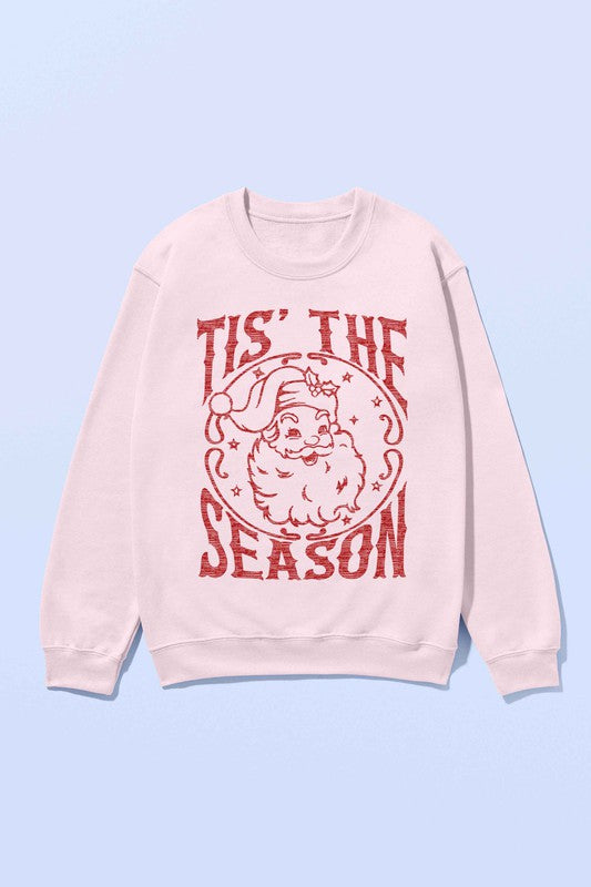 TIS THE CHRISTMAS OVERSIZED GRAPHIC SWEATSHIRT