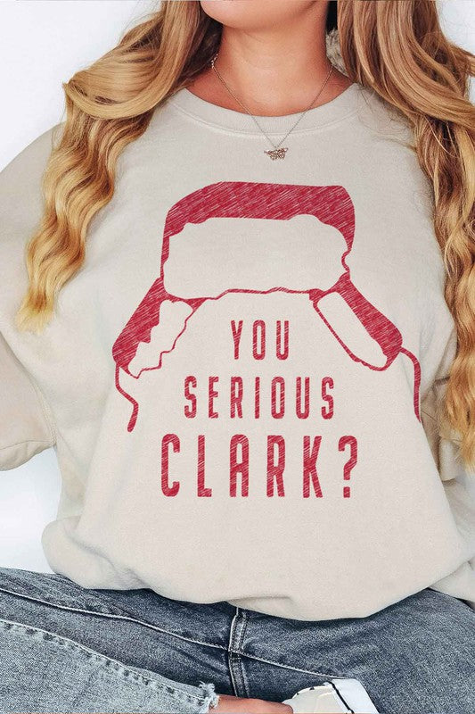 YOU SERIOUS CLARK OVERSIZED SWEATSHIRT