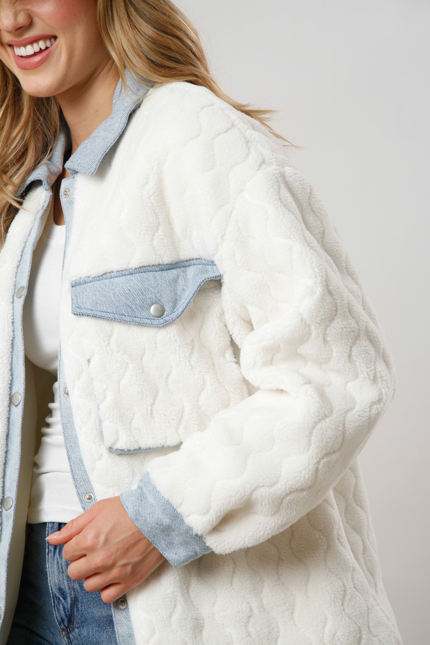 White Denim Jacket